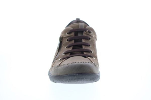 Earth Origins Rapid 2 Reeve Womens Brown Leather Lifestyle Sneakers Shoes Cheap - Image 3
