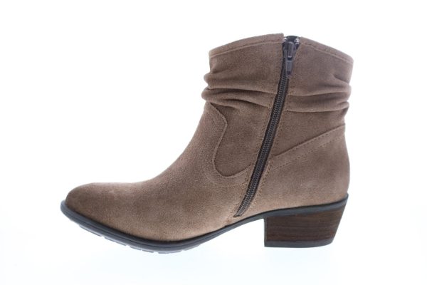 Earth Peak Pioneer Suede Womens Brown Suede Ankle & Booties Boots Online Hot Sale - Image 5