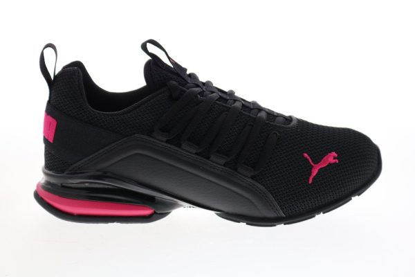 Puma Axelion Mesh 19409301 Womens Black Mesh Athletic Running Shoes For Sale