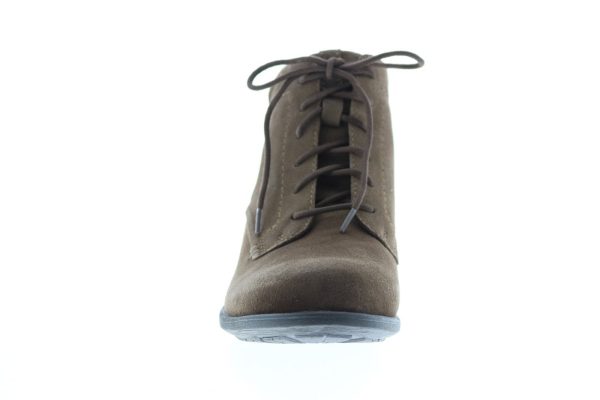 Earth Peak Provo Suede Womens Brown Suede Lace Up Ankle & Booties Boots Online Hot Sale - Image 3