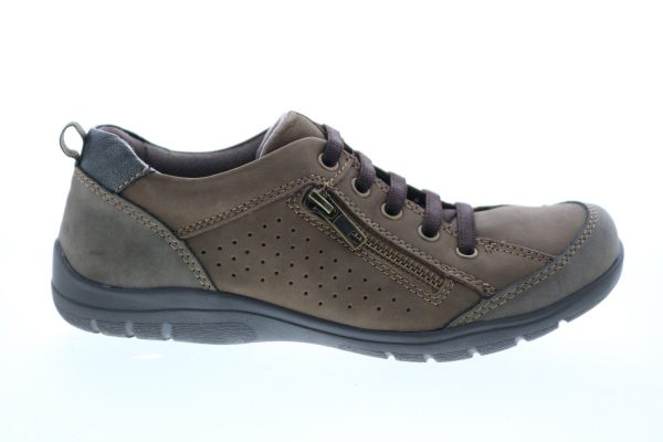 Earth Origins Rapid 2 Reeve Womens Brown Leather Lifestyle Sneakers Shoes Cheap