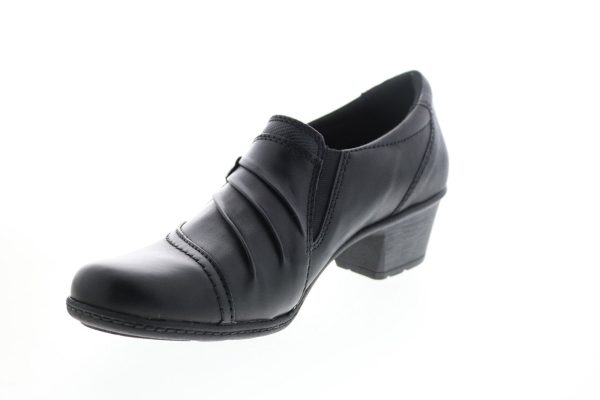 Earth Origins Marietta Mavis Womens Black Leather Strap Ankle & Booties Boots Sale - Image 4