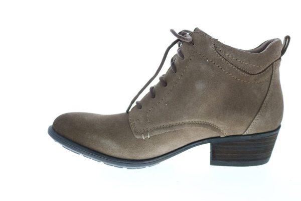Earth Peak Provo Suede Womens Brown Suede Lace Up Ankle & Booties Boots Online Hot Sale - Image 5