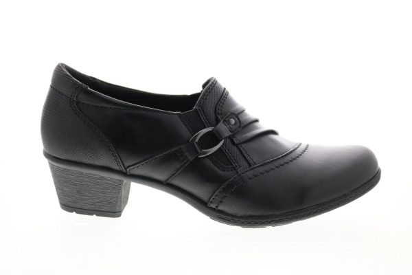 Earth Origins Marietta Mavis Womens Black Leather Strap Ankle & Booties Boots Sale