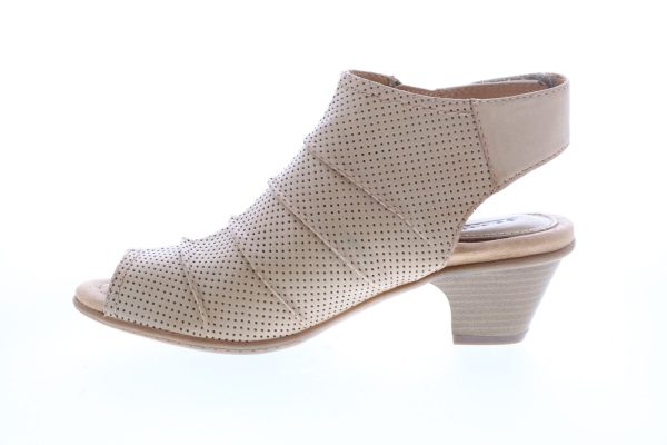 Earth Hydra Womens Brown Leather Zipper Ankle & Booties Boots Online - Image 5