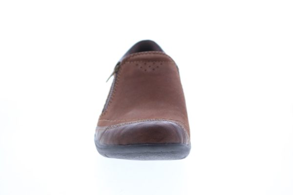 Earth Origins Rapid 2 Randall Womens Brown Leather Loafer Flats Shoes Hot on Sale - Image 3