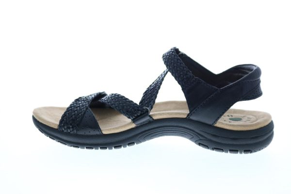 Earth Origins Stella Womens Black Narrow Leather Slingback Sandals Shoes Fashion - Image 5