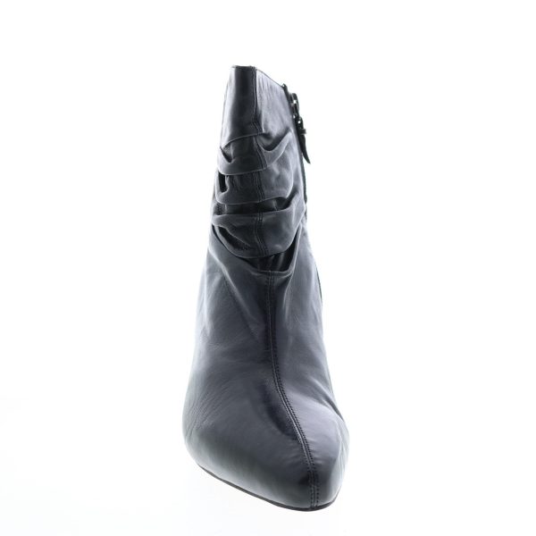Earthies Montebello Leather MONTEBELLO-BLK Womens Black Pumps Heels Shoes Online Sale - Image 3