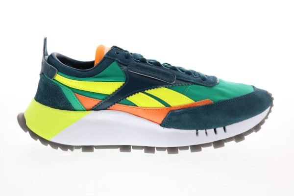 Reebok Classic Leather Legacy FY7335 Mens Green Lifestyle Sneakers Shoes Discount