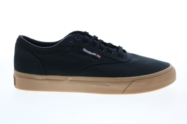 Reebok Club C Coast FY5598 Mens Black Canvas Lifestyle Sneakers Shoes Hot on Sale