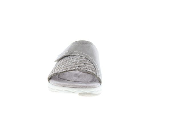 Earth Origins Westfield Westley Womens Gray Leather Strap Sandals Shoes Hot on Sale - Image 3