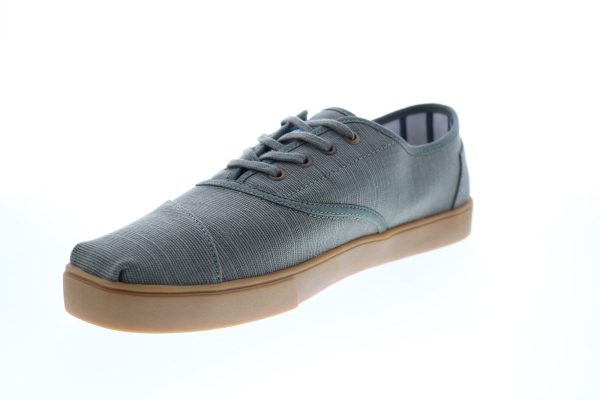 Toms Cordones 10014475 Mens Green Canvas Slip On Lifestyle Sneakers Shoes Fashion - Image 4