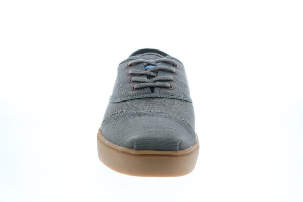 Toms Cordones 10014475 Mens Green Canvas Slip On Lifestyle Sneakers Shoes Fashion - Image 3