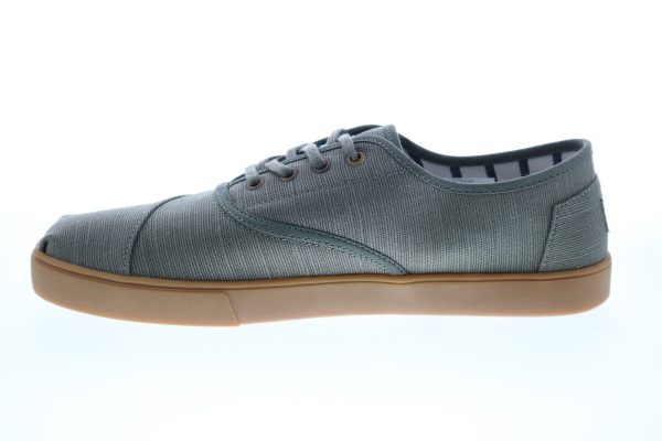 Toms Cordones 10014475 Mens Green Canvas Slip On Lifestyle Sneakers Shoes Fashion - Image 5