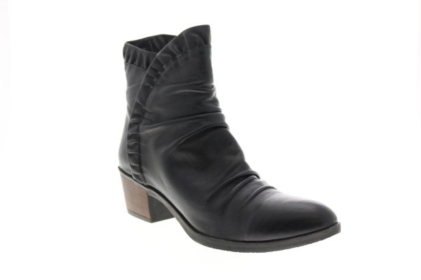 Bueno Connie Scrunch Boot CONNIE-BLK Womens Black Casual Dress Boots For Cheap - Image 2