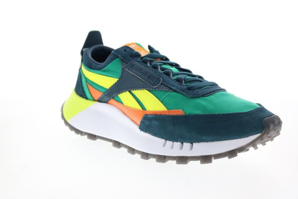 Reebok Classic Leather Legacy FY7335 Mens Green Lifestyle Sneakers Shoes Discount - Image 2