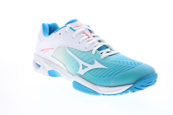Mizuno Wave Exceed Tour 3 AC 61GA187125 Womens Blue Athletic Tennis Shoes Discount - Image 2