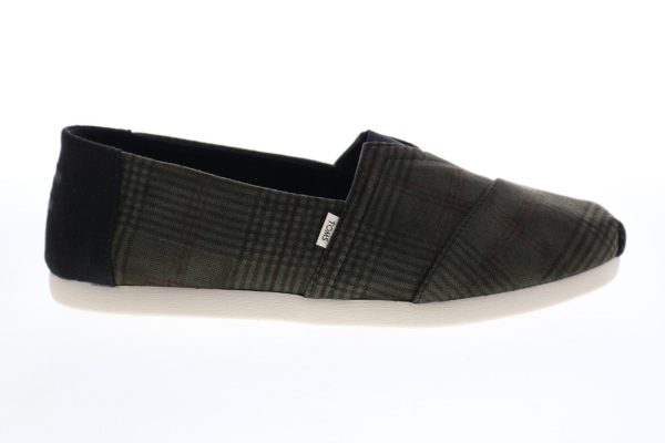 Toms Classic 10014655 Mens Gray Canvas Loafers & Slip Ons Casual Shoes Cheap