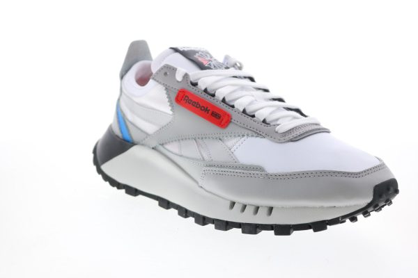 Reebok Classic Leather Legacy FY7444 Mens Gray Lifestyle Sneakers Shoes Hot on Sale - Image 2