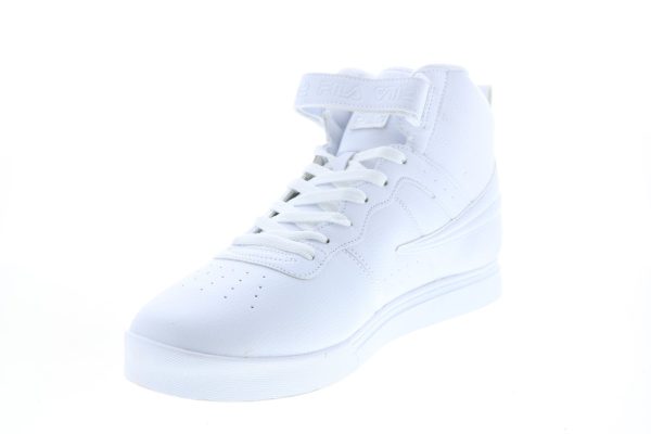 Fila Vulc 13 Repeat Logo 1CM00883-100 Mens White Lifestyle Sneakers Shoes Cheap - Image 4