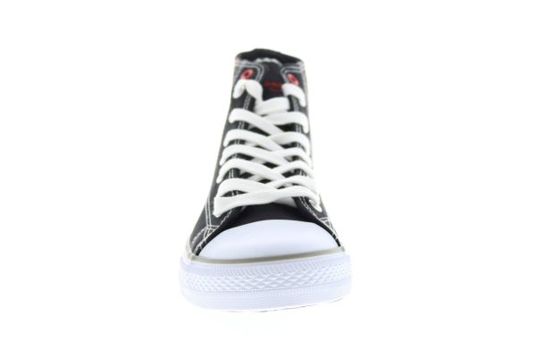 Ed Hardy Skull EH9038H Mens Black Canvas Lace Up Lifestyle Sneakers Shoes on Sale - Image 3