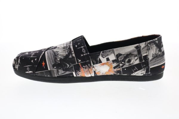 Toms Classic 10014414 Womens Black Canvas Slip On Loafer Flats Shoes Online - Image 5