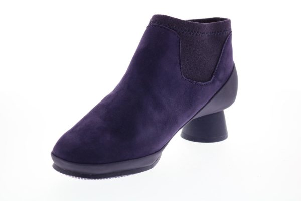 Camper Alright K400218-016 Womens Purple Nubuck Slip On Ankle & Booties Boots For Cheap - Image 4