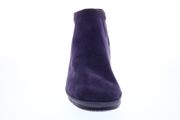 Camper Alright K400218-016 Womens Purple Nubuck Slip On Ankle & Booties Boots For Cheap - Image 3