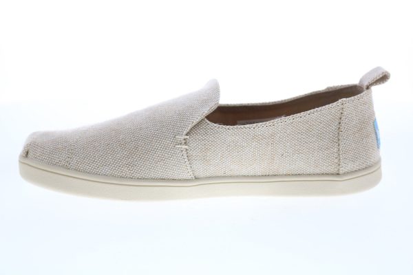 Toms Desconstructed Alpargata 10010887 Womens Beige Canvas Loafer Flats Shoes Fashion - Image 5
