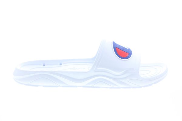 Champion Hydro-C CP101067M Mens White Synthetic Sandals Slides Shoes on Sale