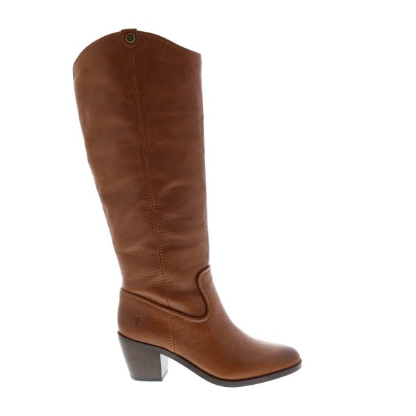 Frye Jolene Pull On 70486 Womens Brown Leather Casual Dress Boots Online