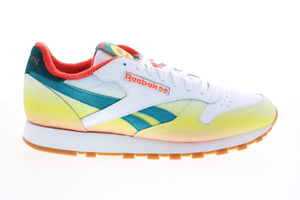 Reebok Classic Leather FZ3372 Mens White Lifestyle Sneakers Shoes Online Hot Sale