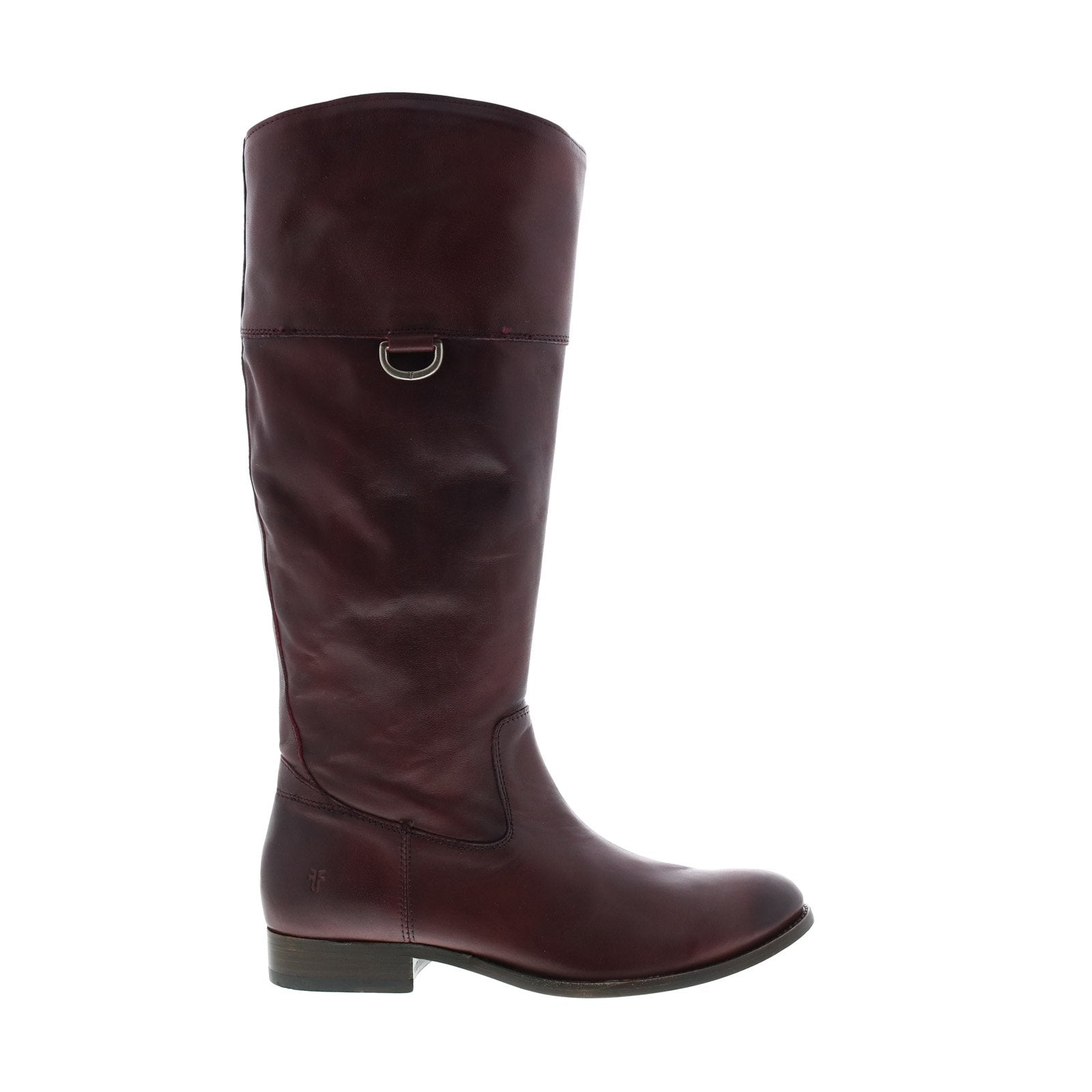 Frye Melissa D Ring Tall Womens Burgundy Extended Leather Casual Dress Boots Hot on Sale