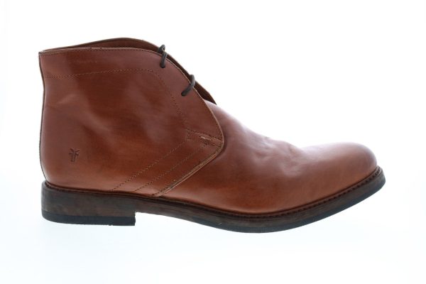 Frye Murray Chukka 80903 Mens Brown Leather Lace Up Chukkas Boots For Discount