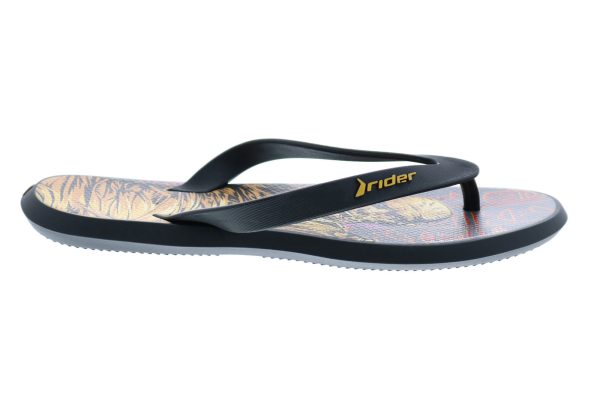 Rider Monsters Mummy 82664-21559 Mens Black Flip-Flops Sandals Shoes Sale