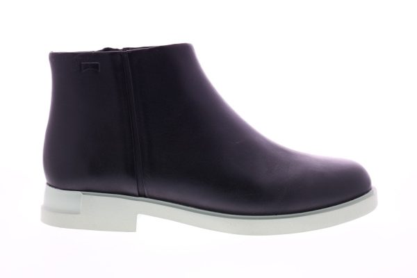 Camper Iman K400357-002 Womens Black Leather Zipper Casual Dress Boots Online