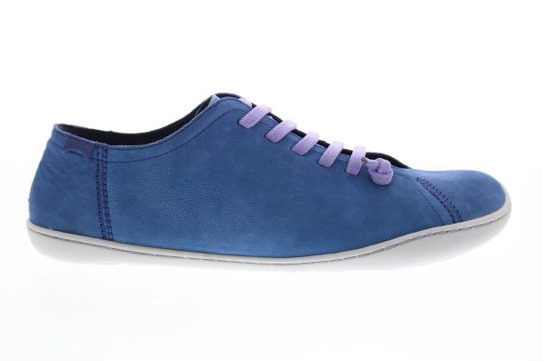 Camper Peu Cami 20848-175 Womens Blue Leather Euro Sneakers Shoes Cheap
