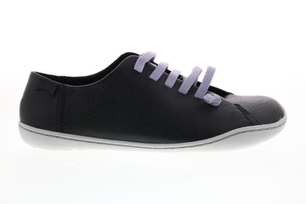 Camper Peu Cami K200514-013 Womens Black Leather Euro Sneakers Shoes For Sale