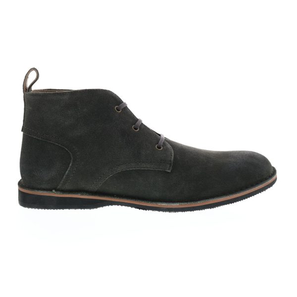 Andrew Marc Dorchester Chukka AMDORCKS-0089 Mens Gray Suede Chukkas Boots Online Sale