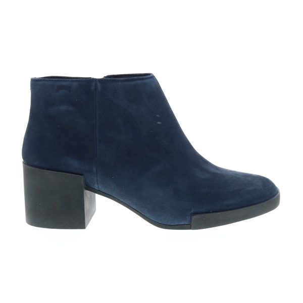 Camper Lotta K400145-004 Womens Blue Nubuck Ankle & Booties Boots For Discount