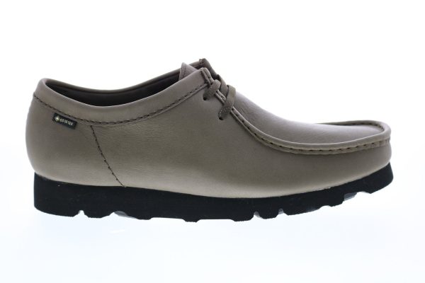 Clarks Wallabee GTX 26154799 Mens Green Oxfords & Lace Ups Casual Shoes For Discount