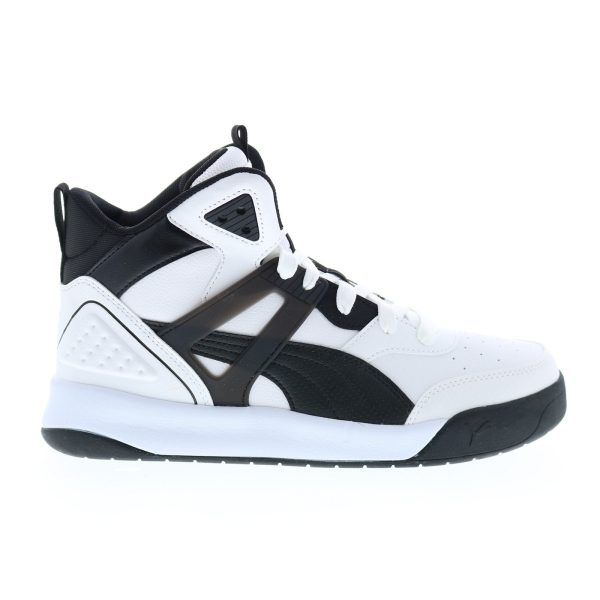 Puma Backcourt Mid 37413908 Mens White Basketball Inspired Sneakers Shoes Sale