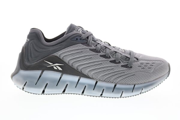 Reebok Zig Kinetica EH1721 Mens Gray Mesh Lifestyle Sneakers Shoes Online now
