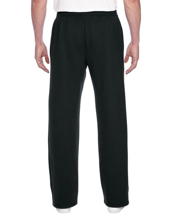 Fruit of the Loom Sofspun Open-Bottom Sweatpants | Black Sale - Image 2