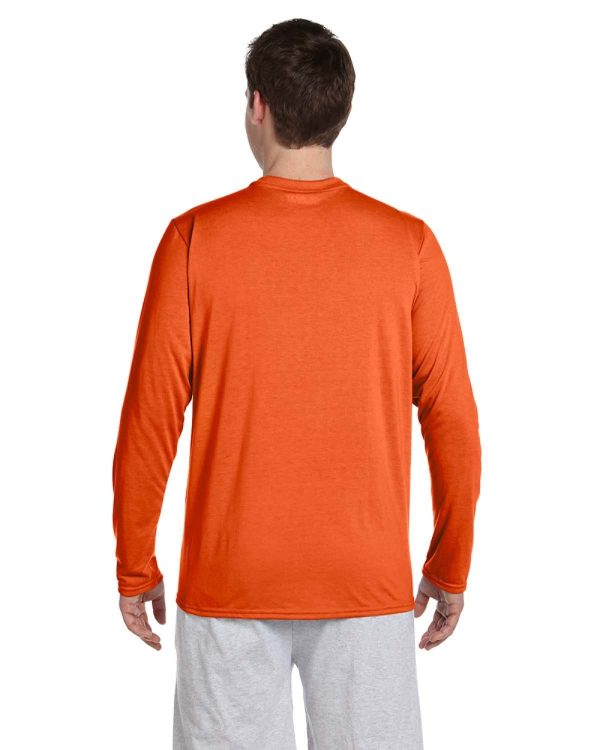 Gildan 4.5 oz. Performance Long Sleeve T-Shirt | Orange Online Sale - Image 2