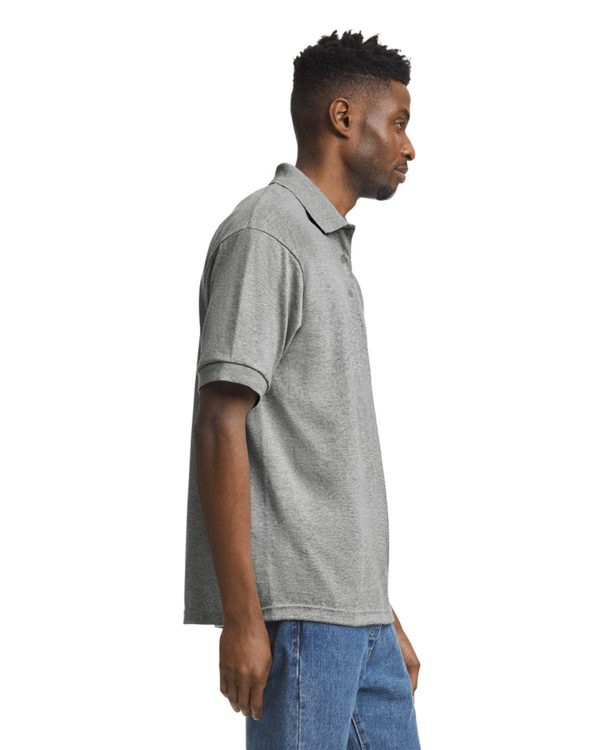 Gildan DryBlend 50 50 Jersey Knit Polo Shirt | Sport Grey For Cheap - Image 3