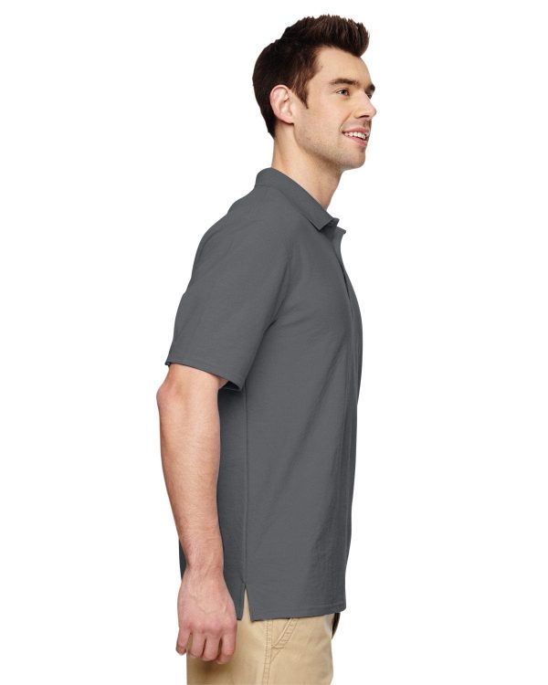 Gildan DryBlend Double Pique Sport Shirt | Charcoal Sale - Image 3