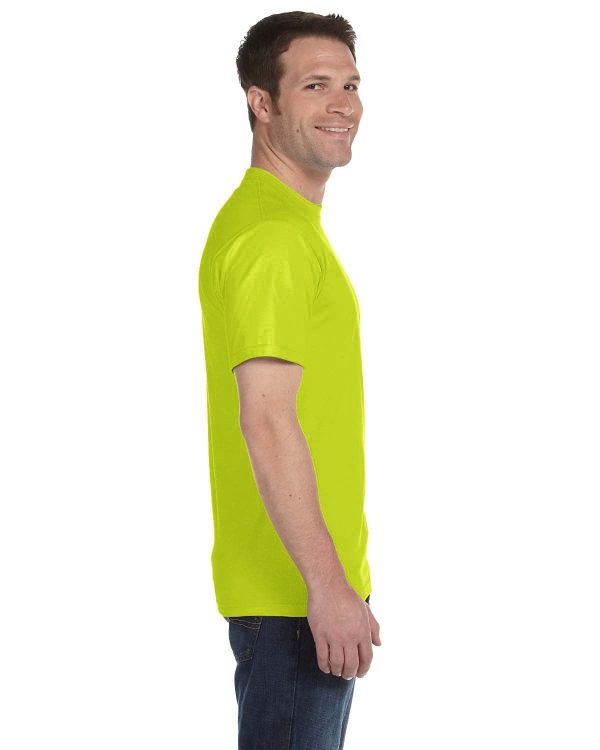 Gildan DryBlend 50 50 T-Shirt | Safety Green Online - Image 3