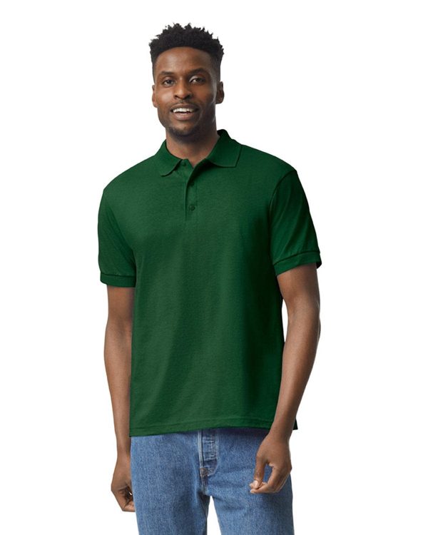Gildan DryBlend 50 50 Jersey Knit Polo Shirt | Forest Green Online Hot Sale