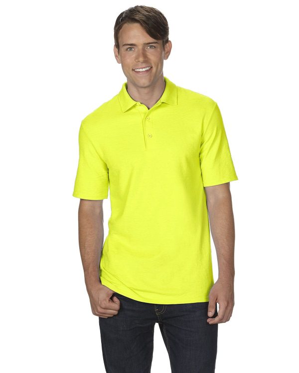 Gildan DryBlend Double Pique Sport Shirt | Safety Green Fashion